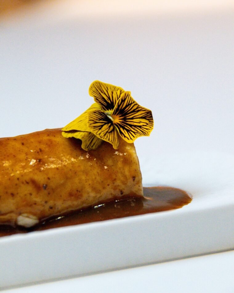 Burrito de butifarra con setas