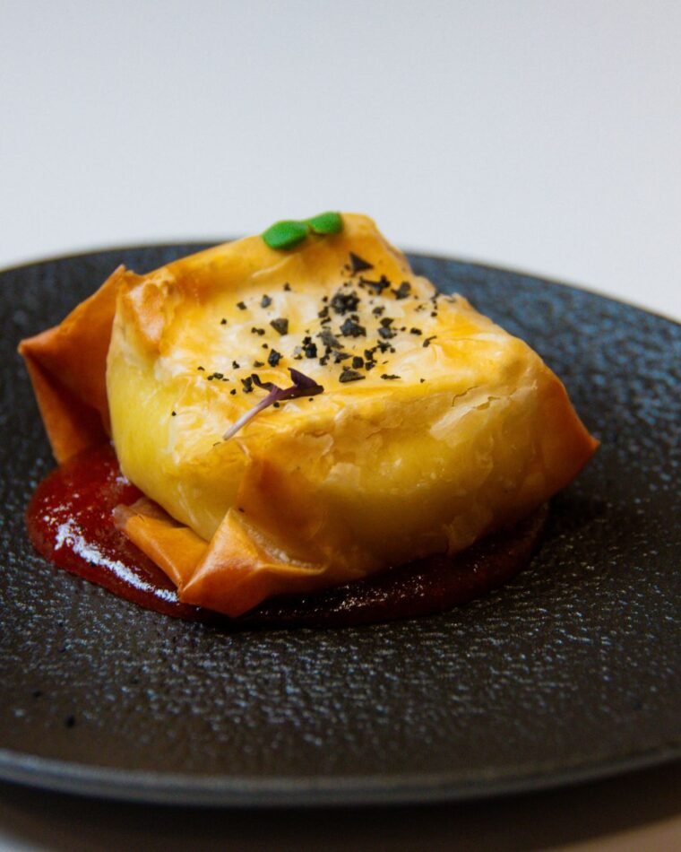 Coulant de queso brie