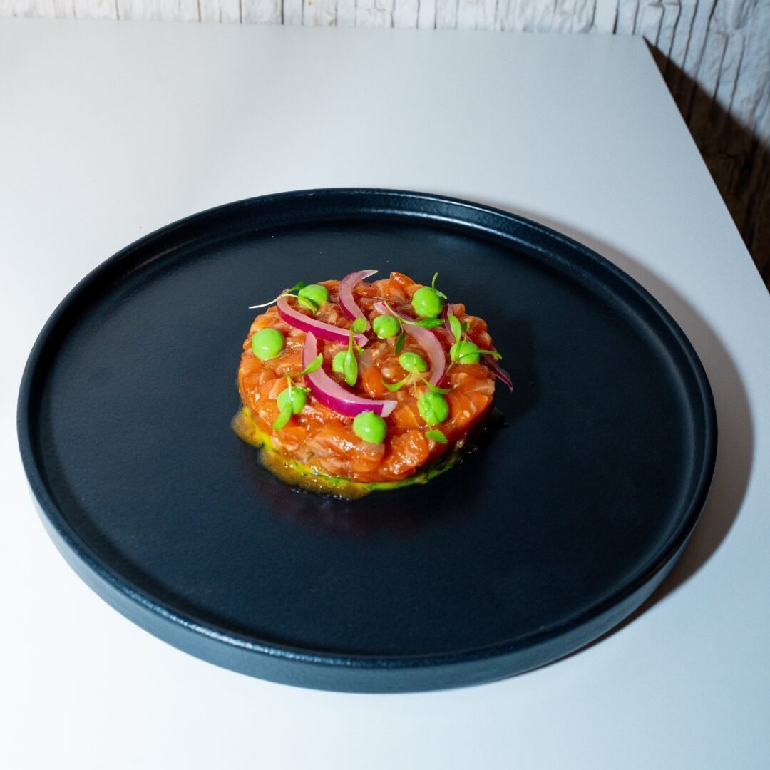 Tartar de salmón